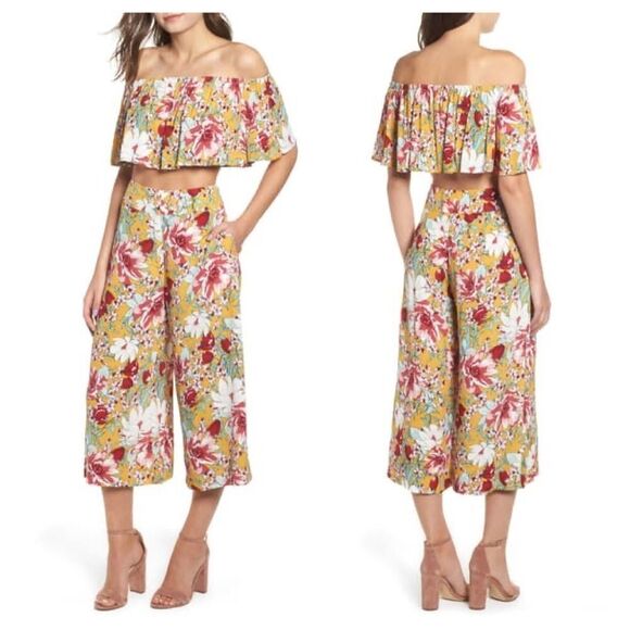 Leith Easy Print Culottes Size Small - Picture 8 of 11